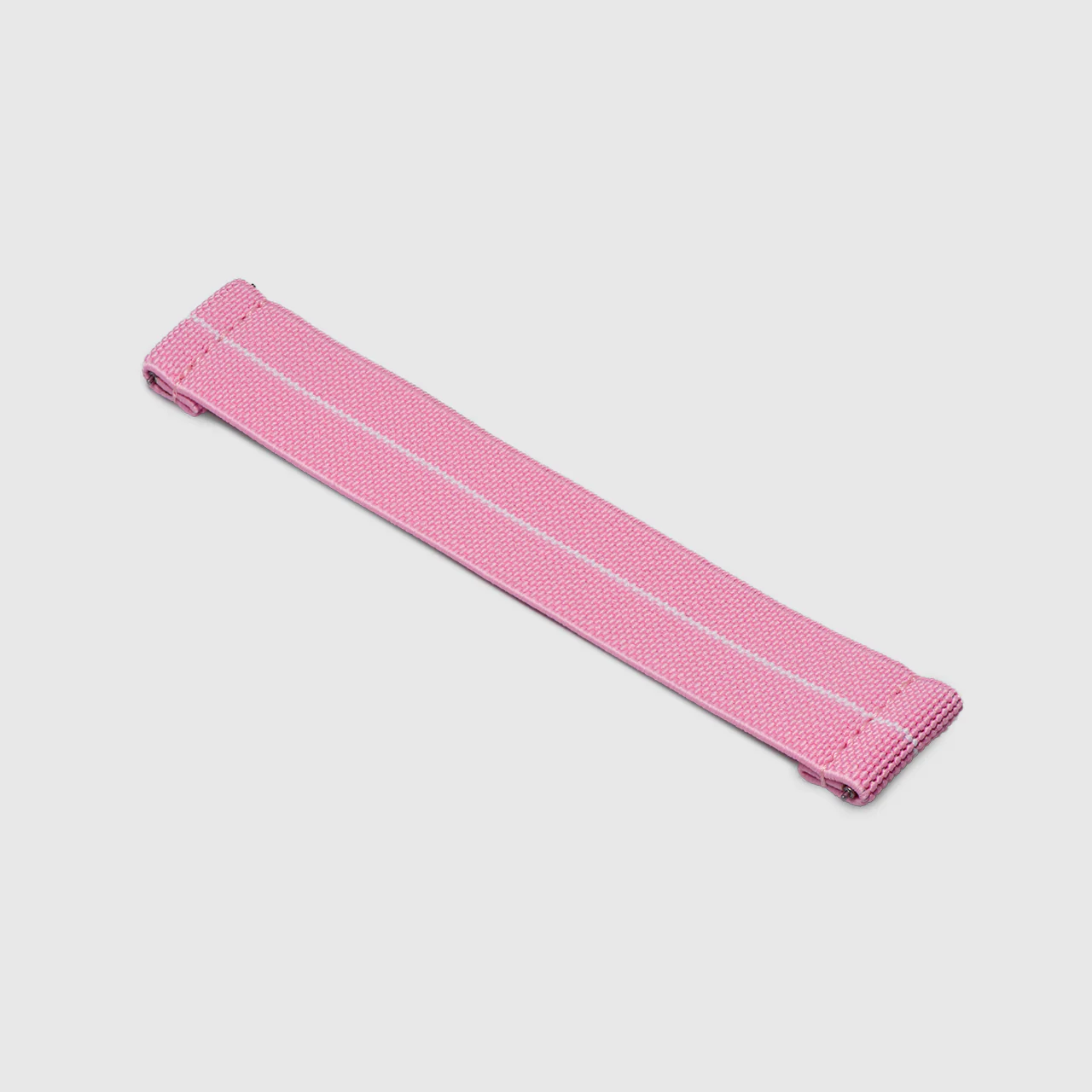 20mm Lug Width Elastic Strap - Corsa Flamingo Pink & White