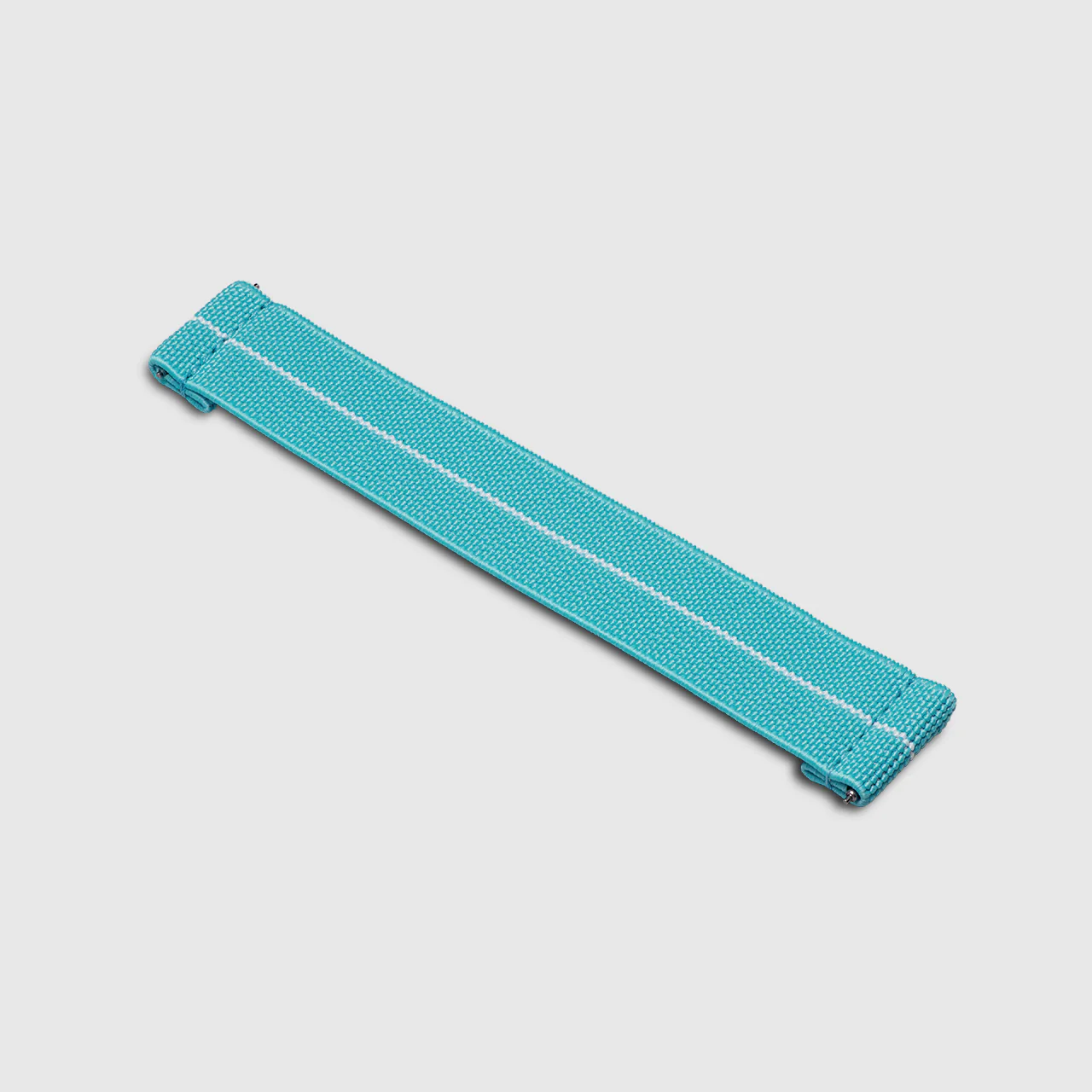 22mm Lug Width Elastic Strap - Corsa Miami Blue & White