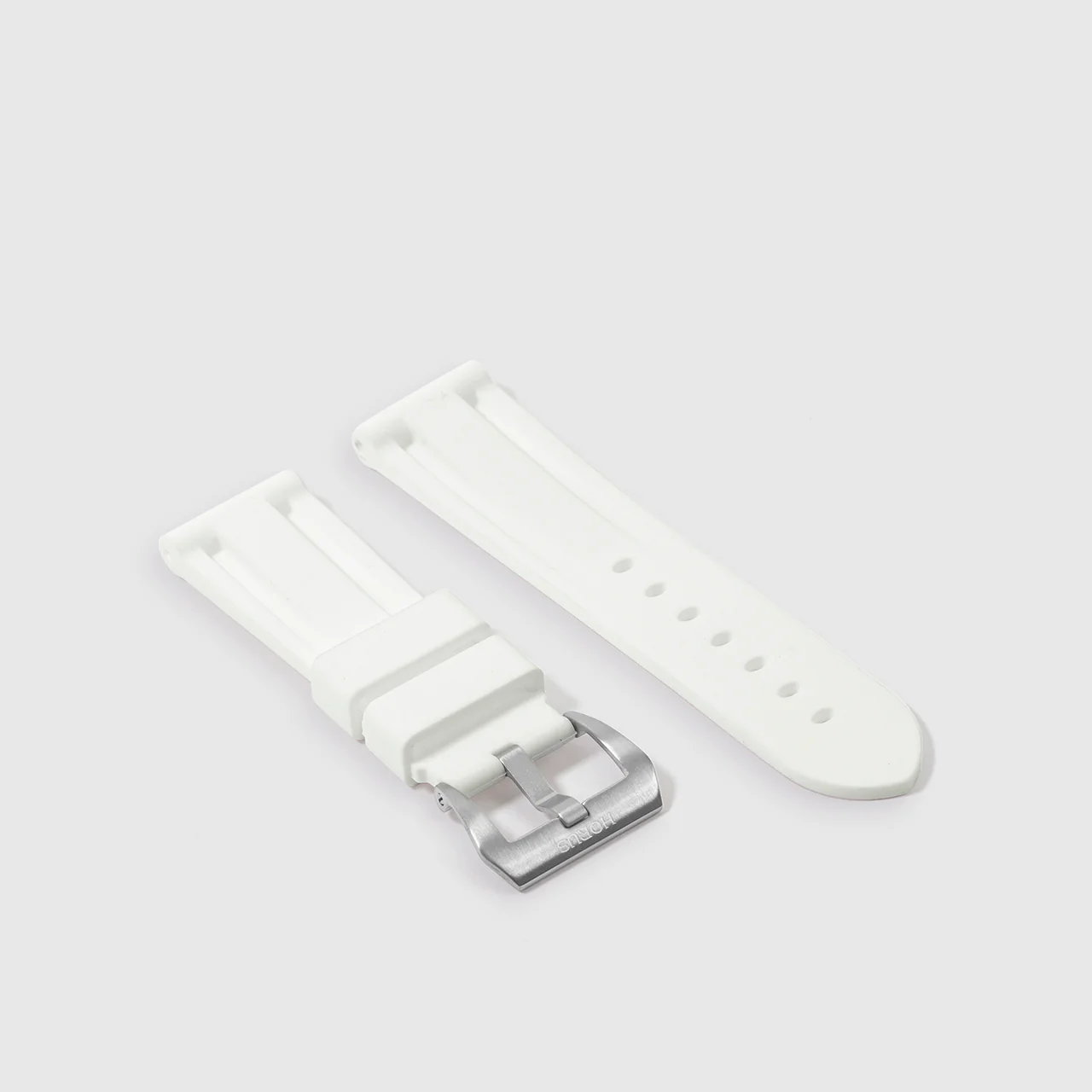 26mm Lug Width Rubber Strap - Arctic White