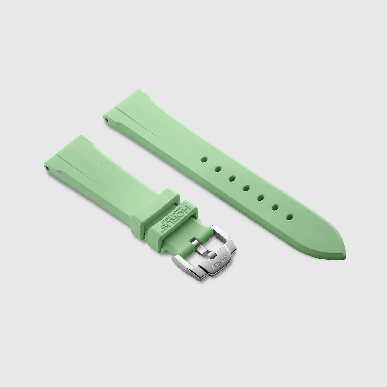 FKM Rubber Strap for Breitling Chronomat - Sage Green
