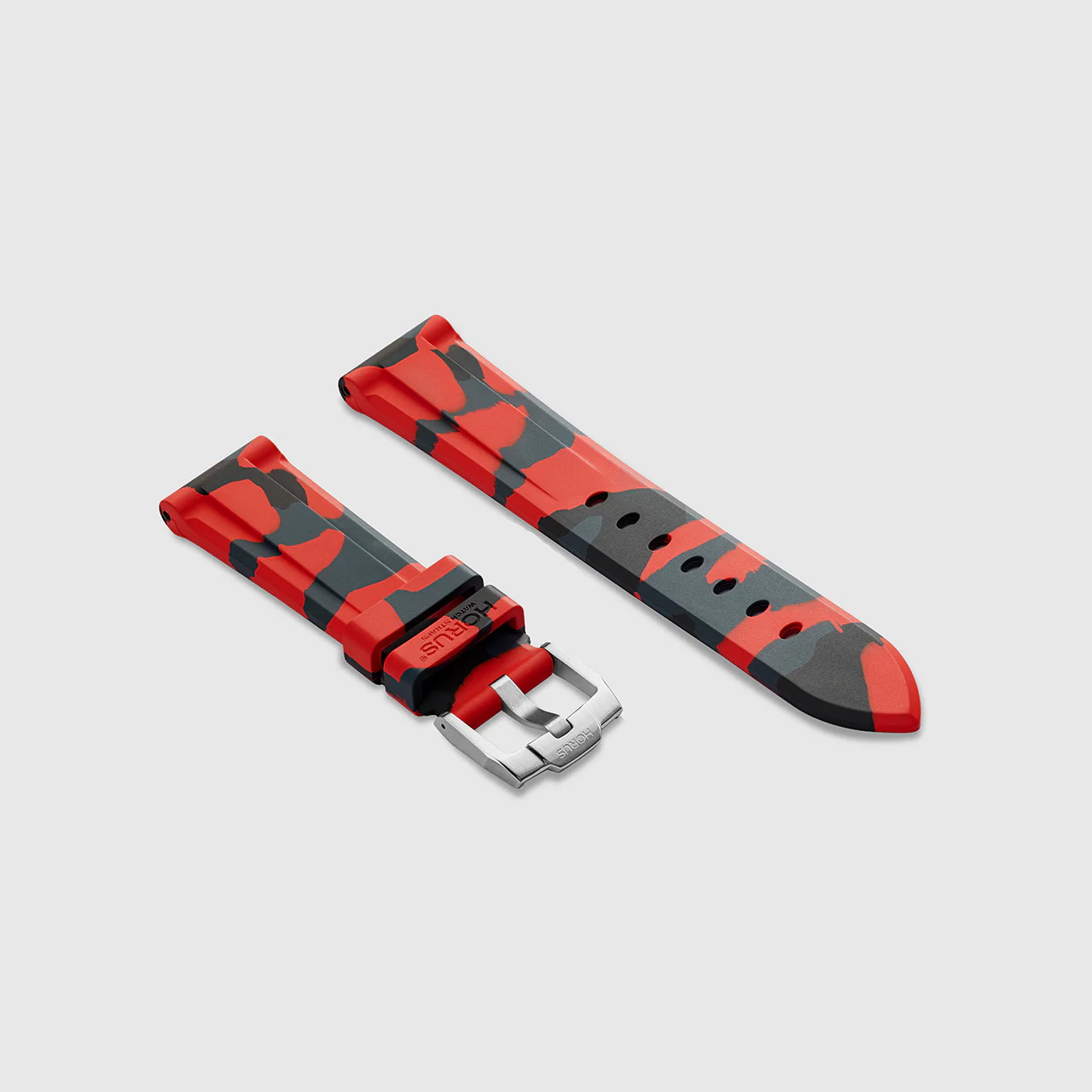 FKM Rubber Strap for Breitling Navitimer - Volcanic Camo