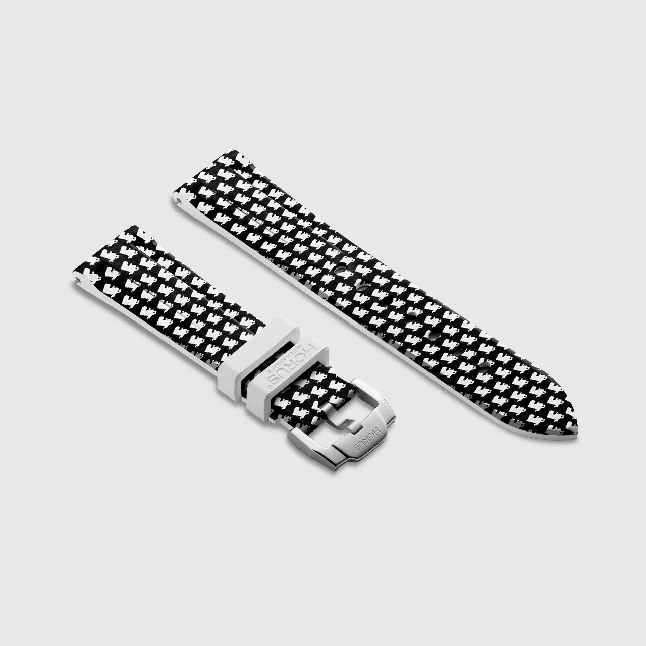 FKM Rubber Strap for Hamilton American Classic Collection - Derpy Dino