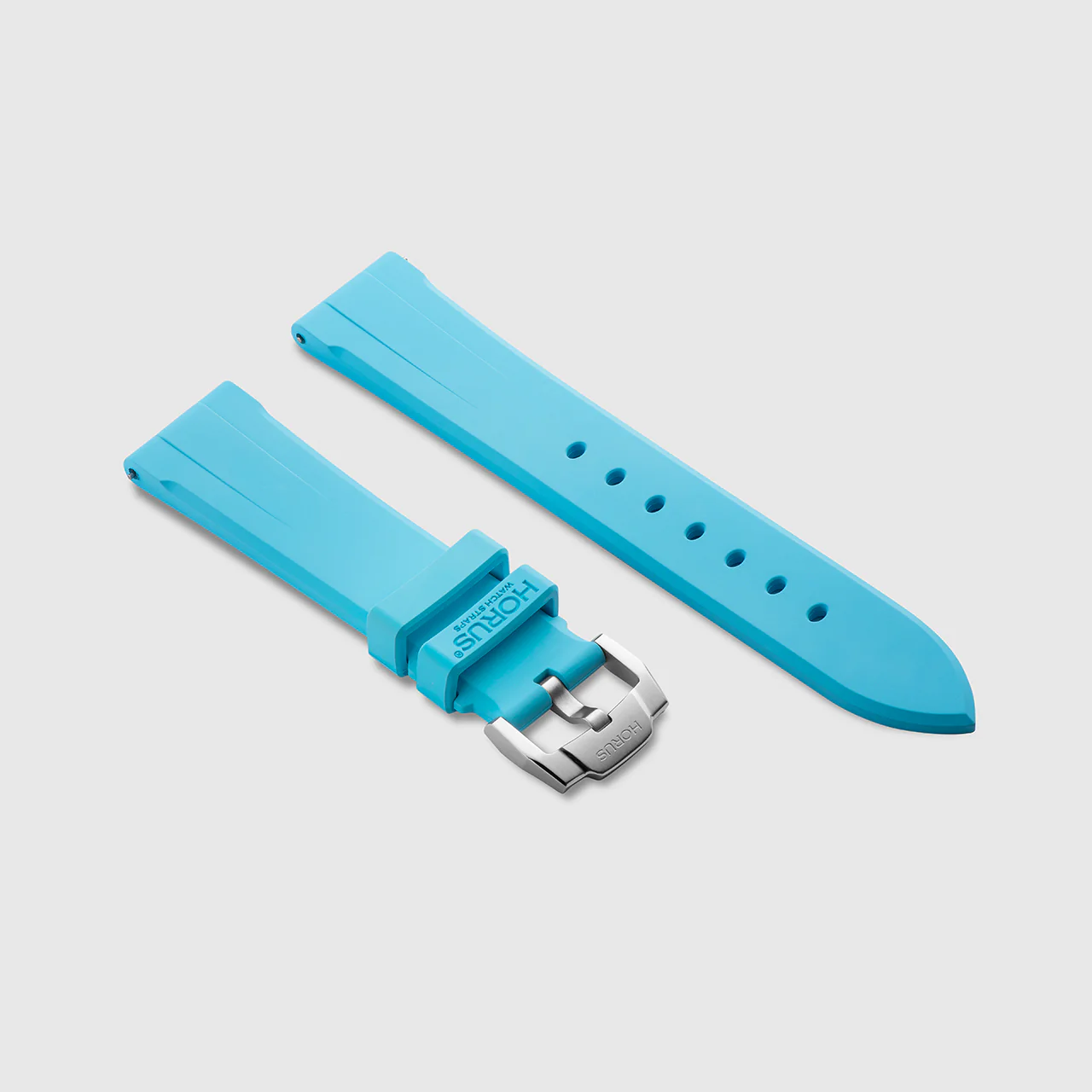 FKM Rubber Strap for Omega Seamaster - Miami Blue