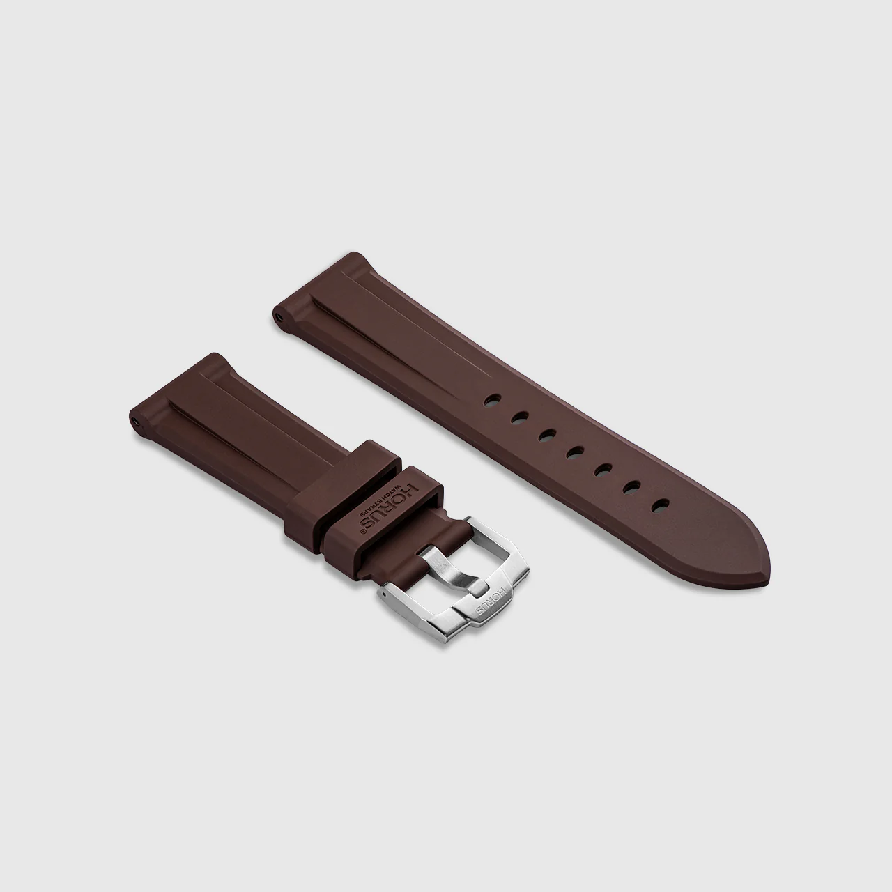FKM Rubber Strap for Oris Propilot - Mocha - Image 2