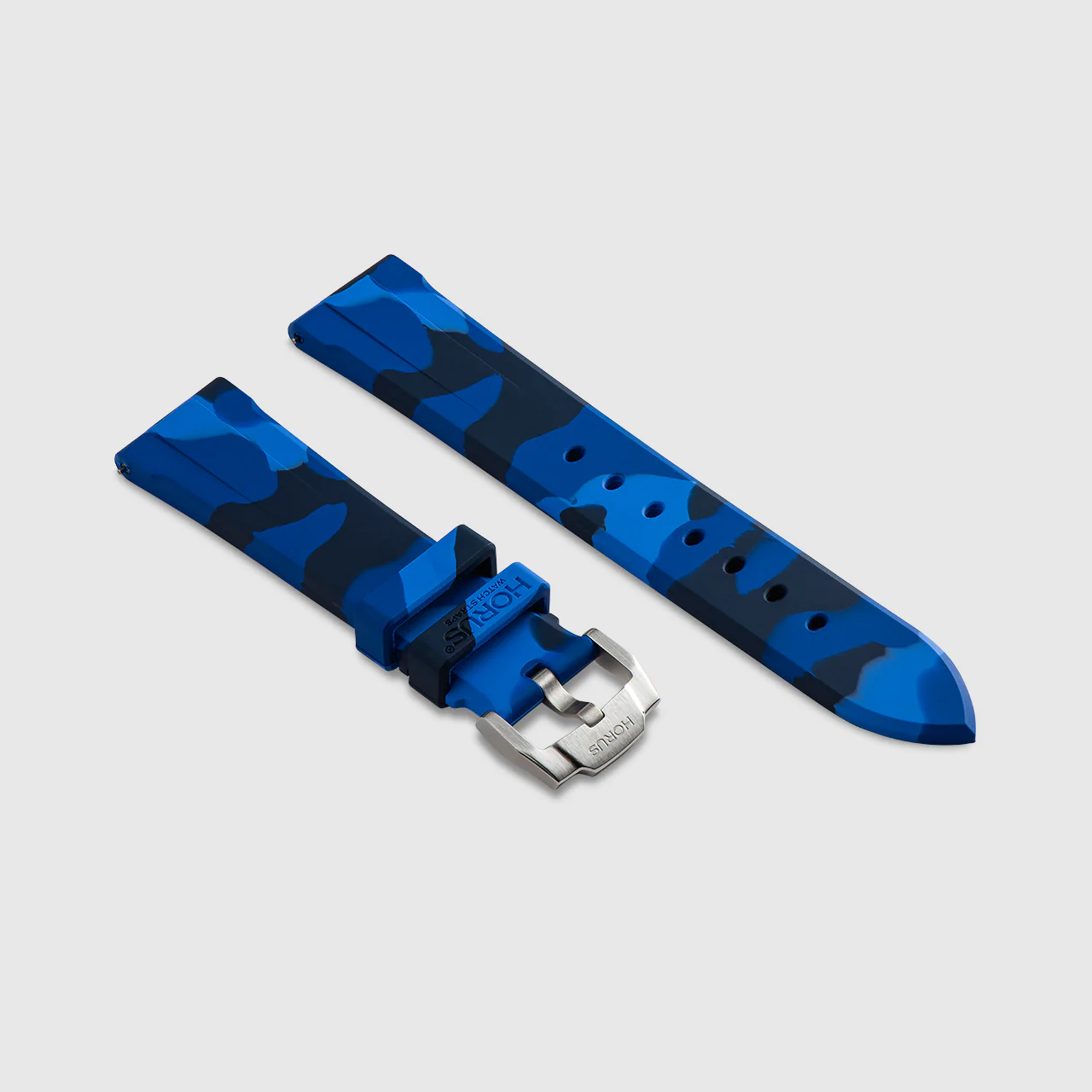 FKM Rubber Strap for Patek Philippe Complications - Deep Blue Camo