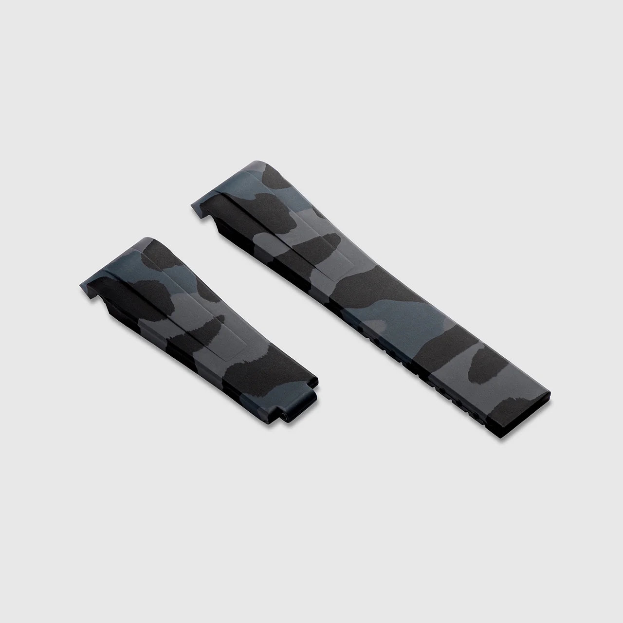 FKM Rubber Strap for Rolex Explorer II - Carbon Camo