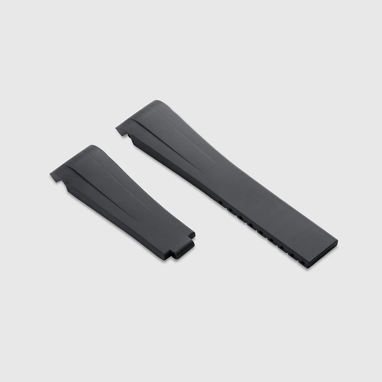 FKM Rubber Strap for Rolex Explorer II - Carbon Grey