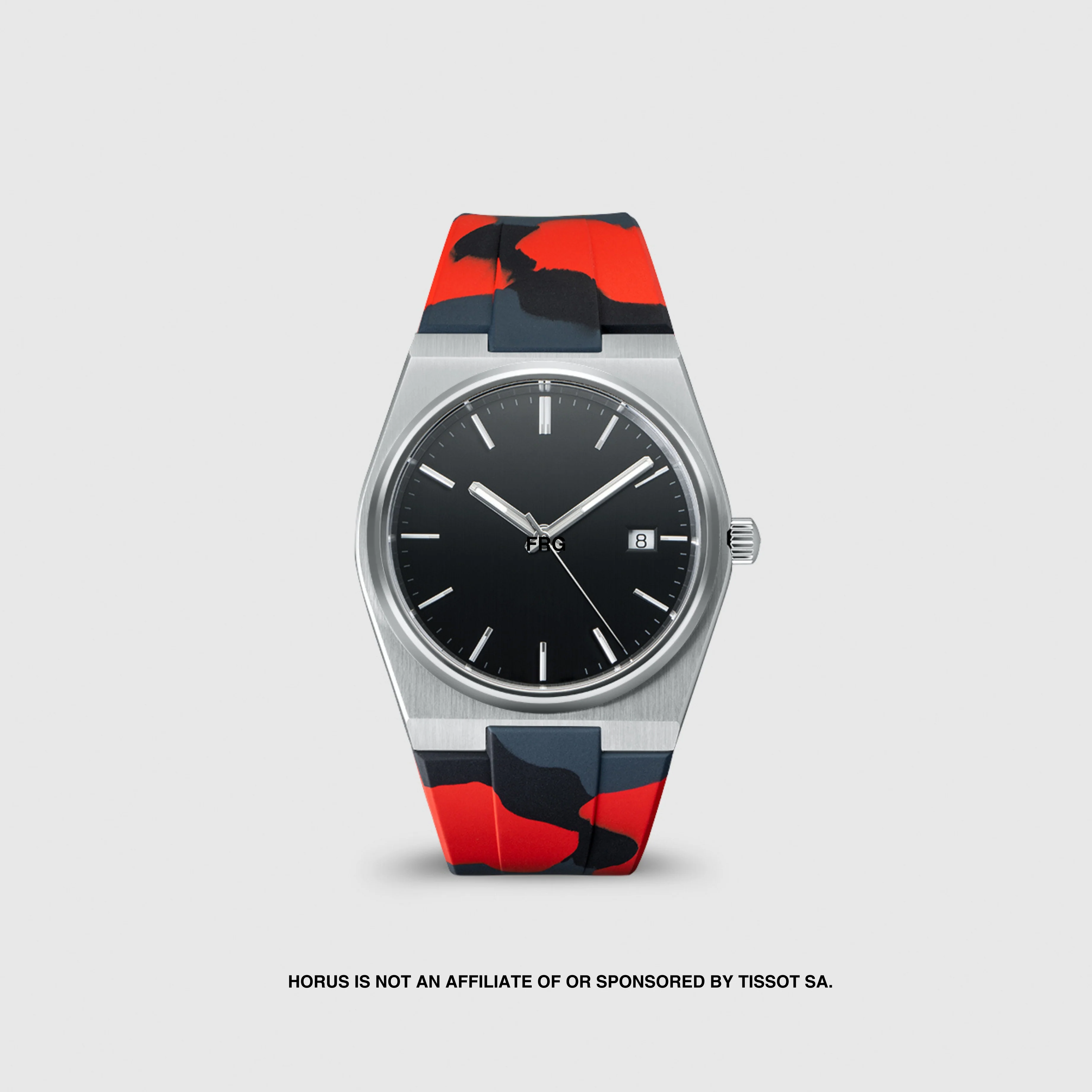 FKM Rubber Strap for Tissot PRX - Volcanic Camo