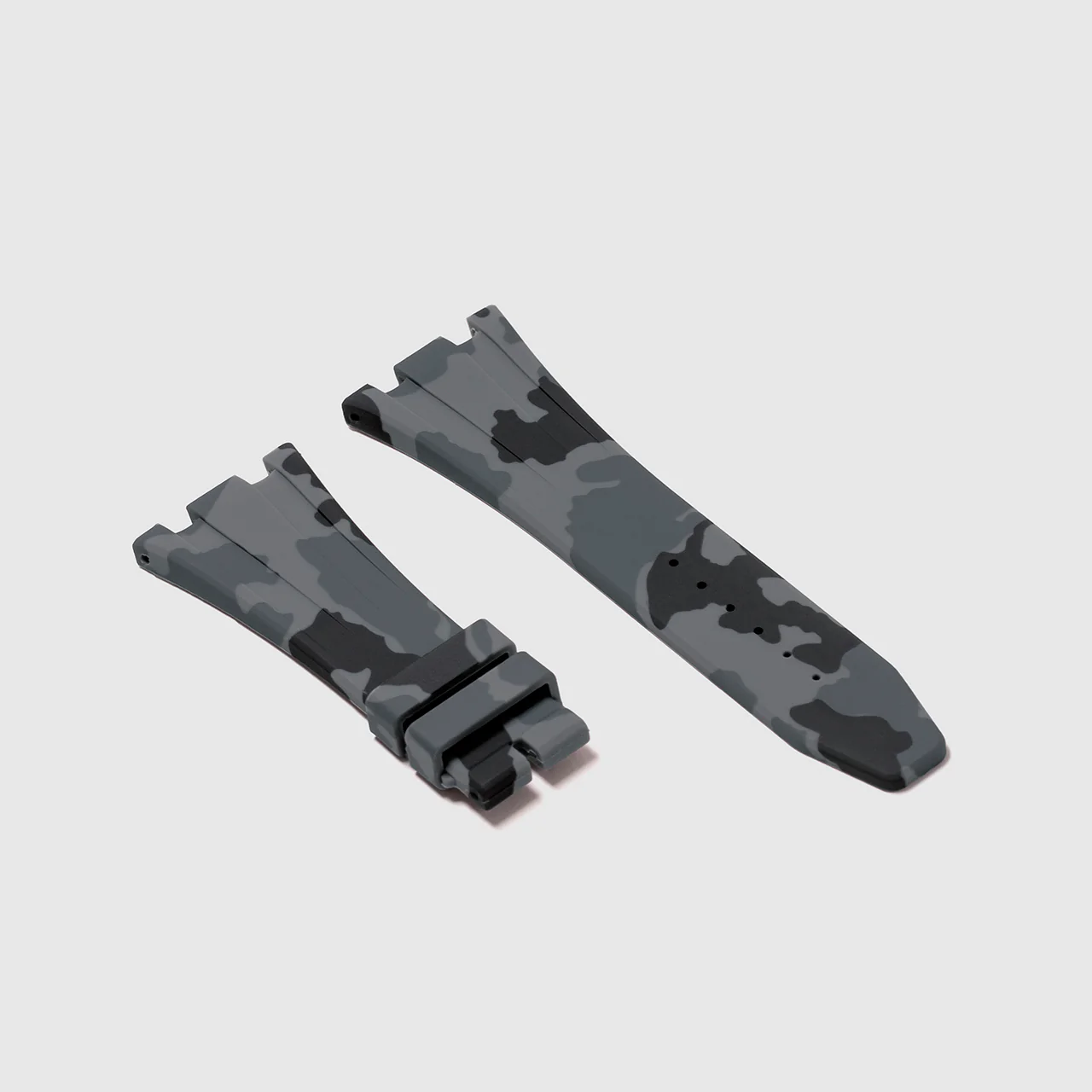 Rubber Strap for Audemars Piguet 42mm Royal Oak Offshore (Deployant Clasp) - Graphite Camo - Image 2
