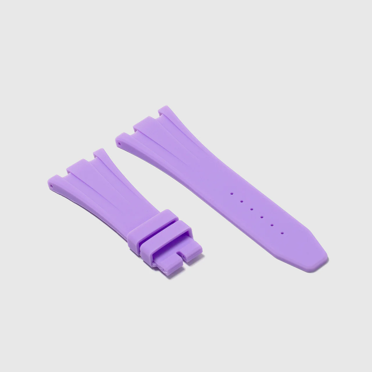 Rubber Strap for Audemars Piguet 42mm Royal Oak Offshore (Deployant Clasp) - Lavender Purple - Image 2