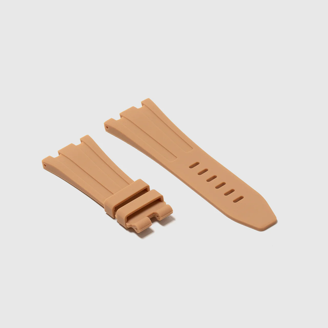 Rubber Strap for Audemars Piguet 42mm Royal Oak Offshore (Tang Buckle) - Desert Sand - Image 2