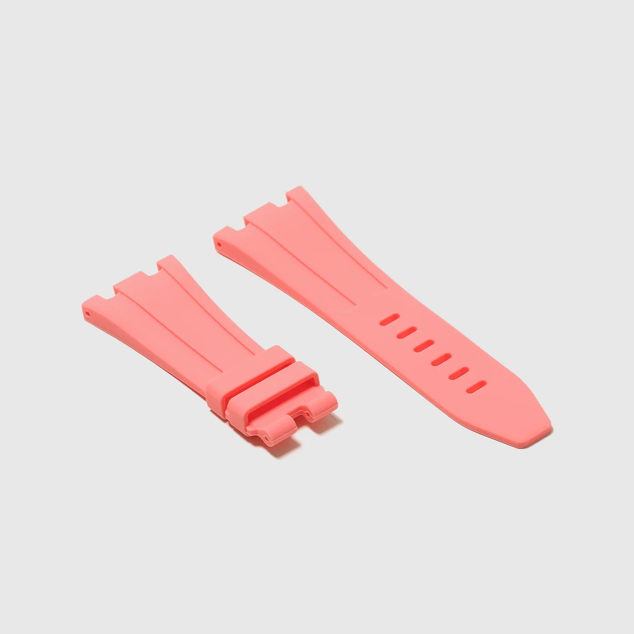 Rubber Strap for Audemars Piguet 42mm Royal Oak Offshore (Tang Buckle) - Flamingo Pink - Image 2
