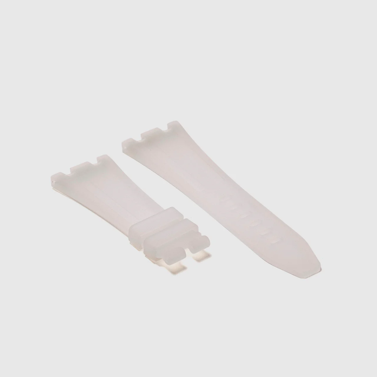 Rubber Strap for Audemars Piguet 42mm Royal Oak Offshore (Tang Buckle) - Translucent Glacier Ice - Image 2