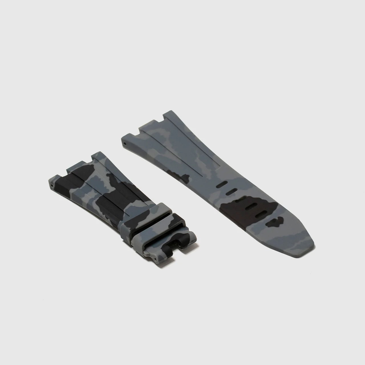 Rubber Strap for Audemars Piguet 42mm Royal Oak Offshore (Tang Buckle) - Graphite Camo - Image 2