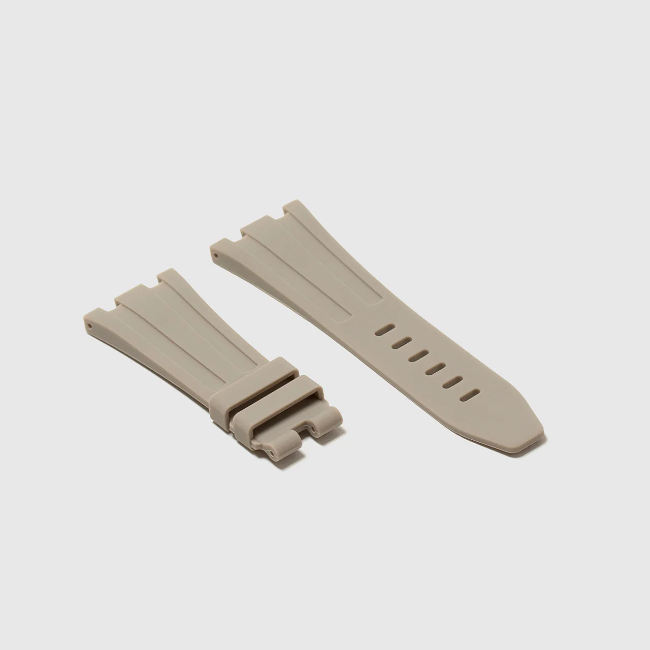 Rubber Strap for Audemars Piguet 42mm Royal Oak Offshore (Tang Buckle) - Hurricane Grey - Image 2