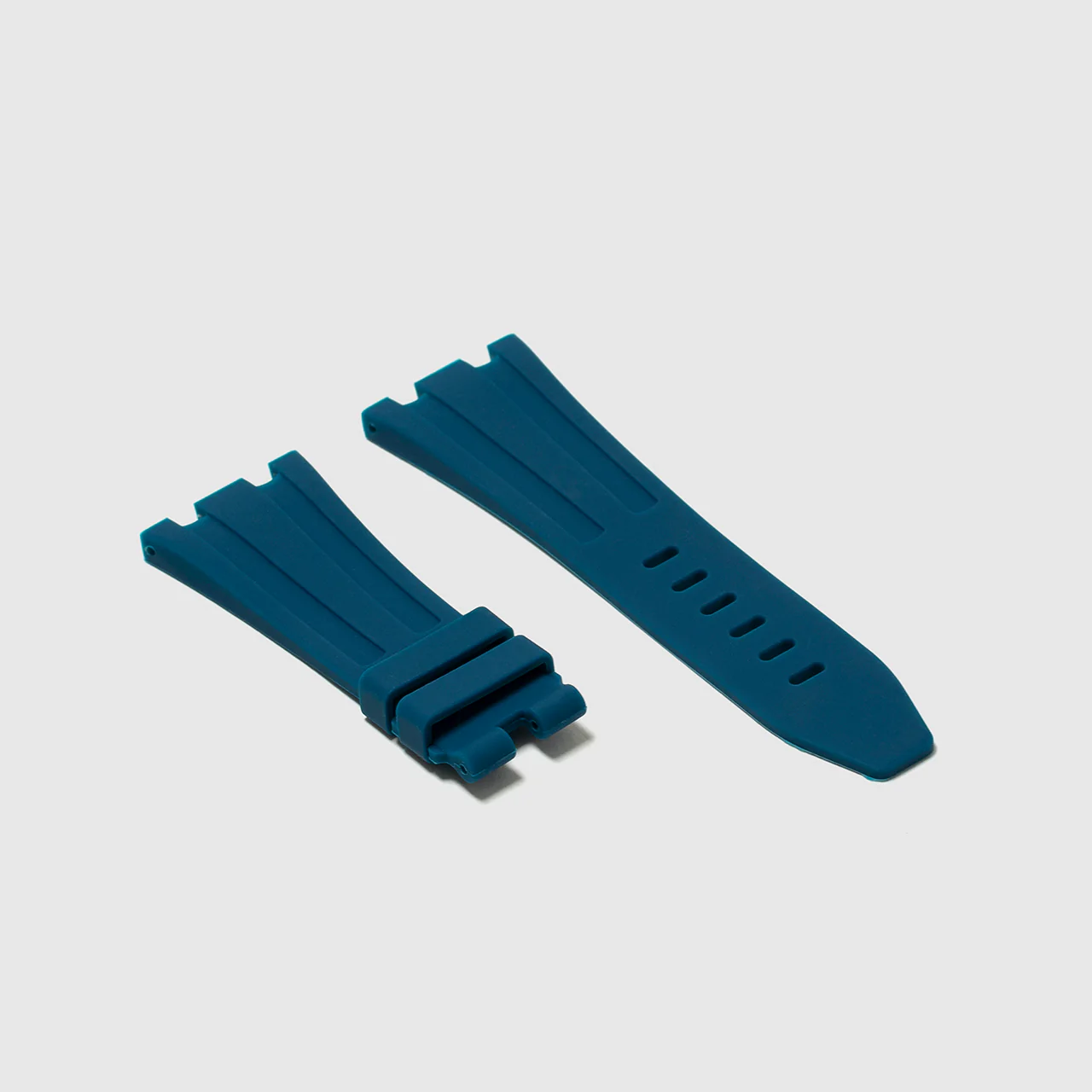 Rubber Strap for Audemars Piguet 42mm Royal Oak Offshore (Tang Buckle) - Indigo Blue - Image 2