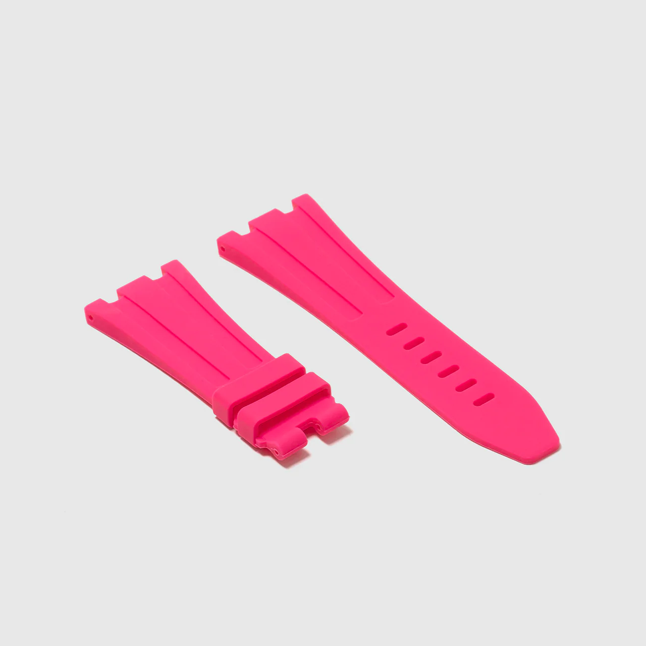 Rubber Strap for Audemars Piguet 42mm Royal Oak Offshore (Tang Buckle) - South Beach Pink - Image 2