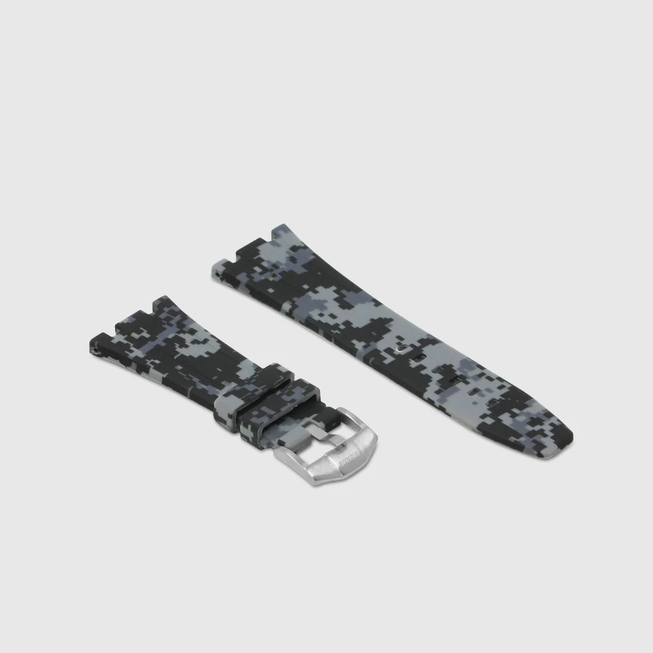 Rubber Strap for Audemars Piguet Royal Oak (41mm) - Graphite Digi Camo - Image 2