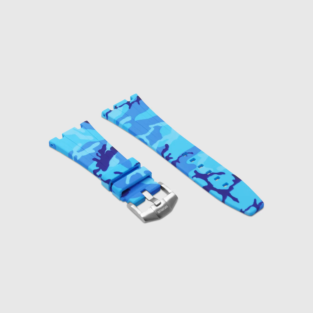 Rubber Strap for Audemars Piguet Royal Oak (41mm) - Miami Blue Camo - Image 2