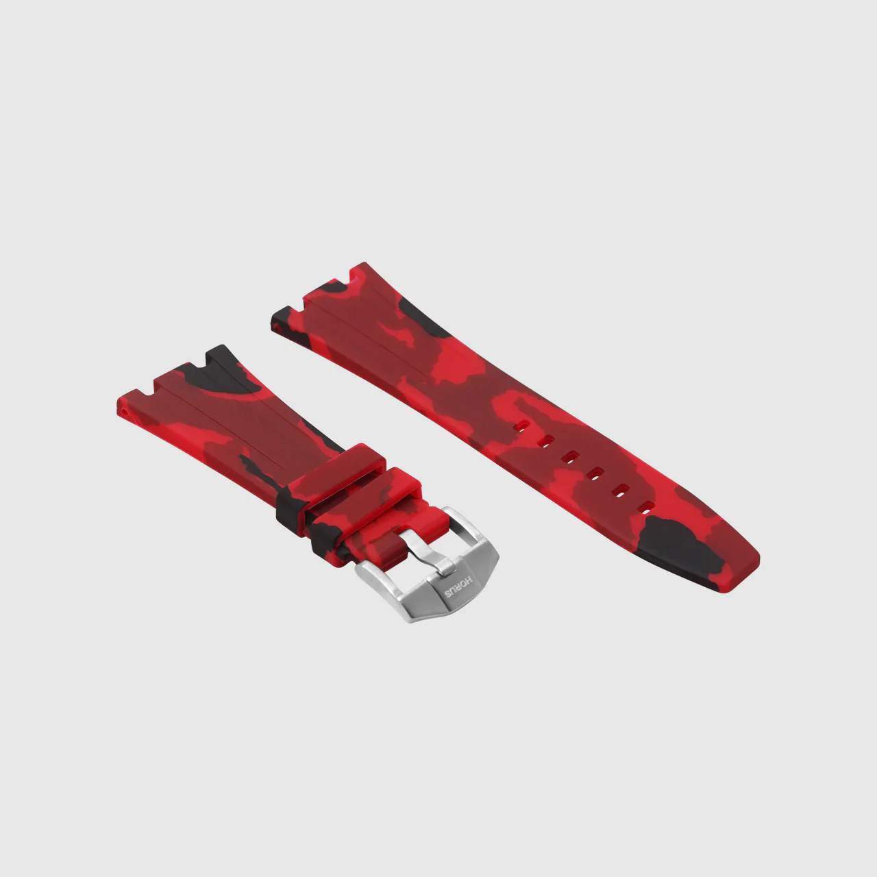 Rubber Strap for Audemars Piguet Royal Oak (41mm) - Red Camo - Image 2