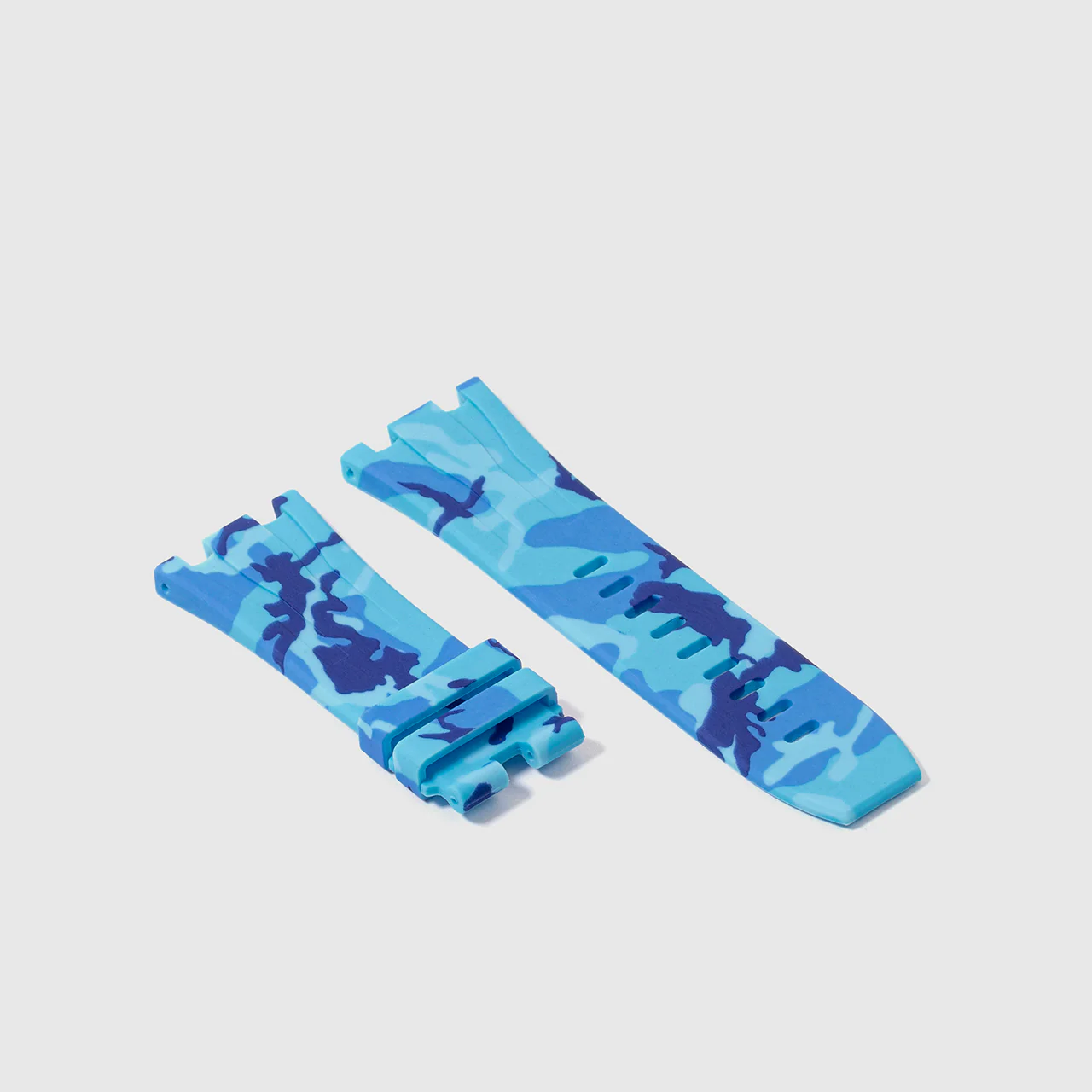 Rubber Strap for Audemars Piguet Royal Oak Offshore (44mm) - Miami Blue Camo - Image 2