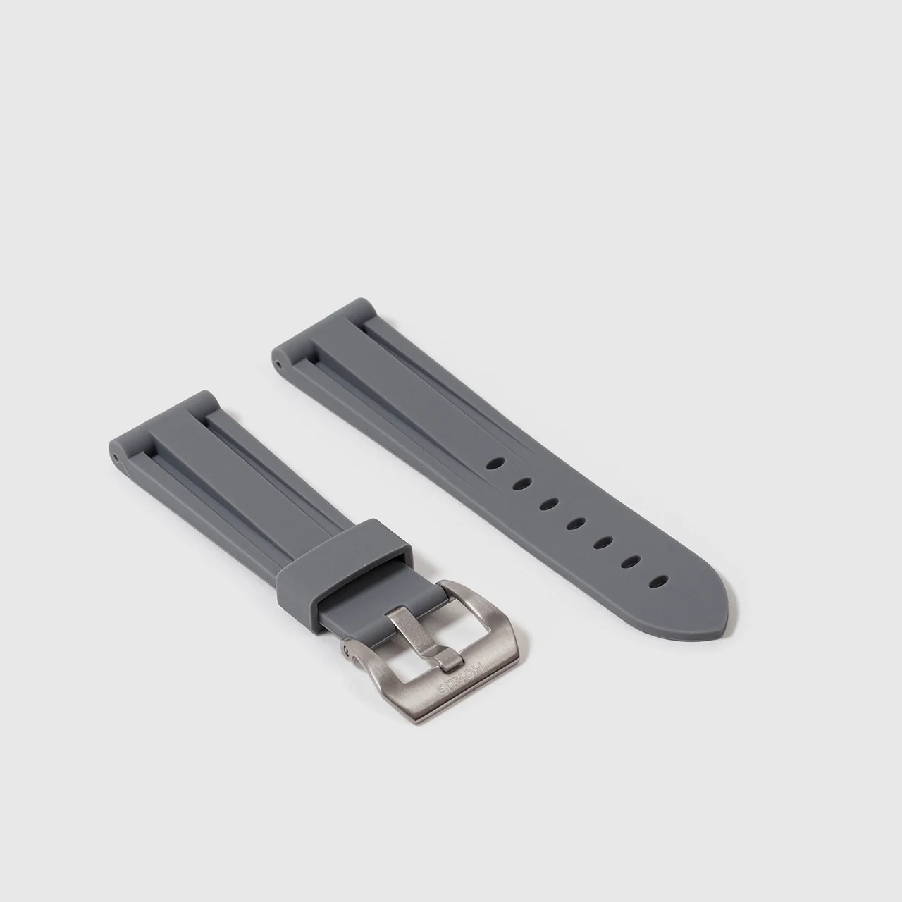 Rubber Strap for Cartier Ronde Solo - Graphite Grey