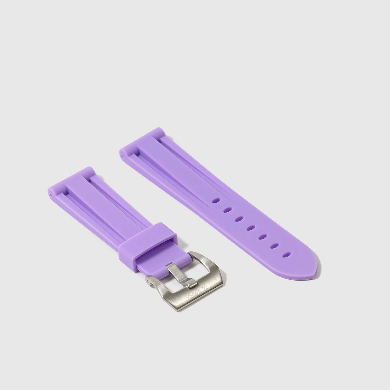 Rubber Strap for Cartier Ronde Solo - Lavender Purple