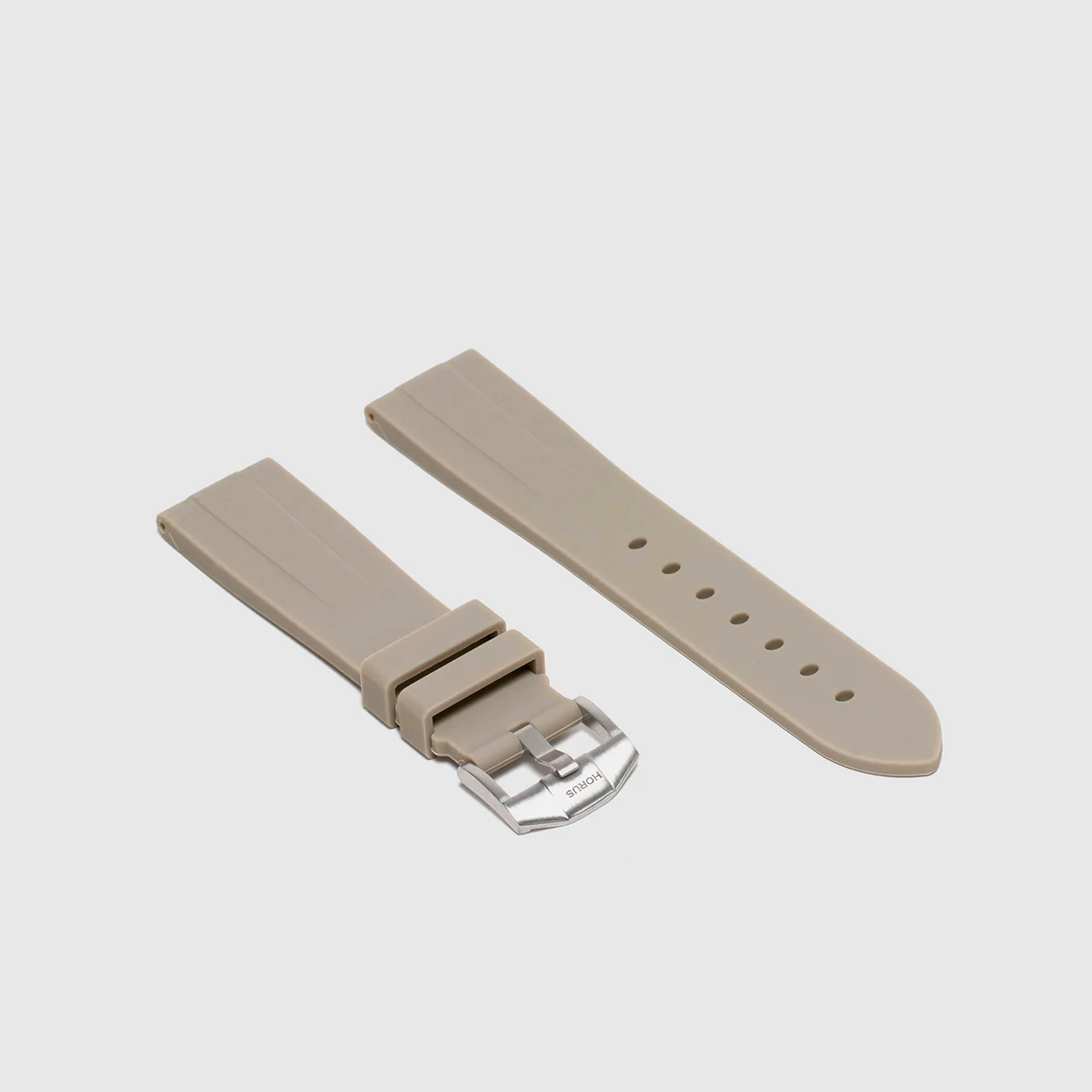 Rubber Strap for Cartier Tank - Hurricane Grey