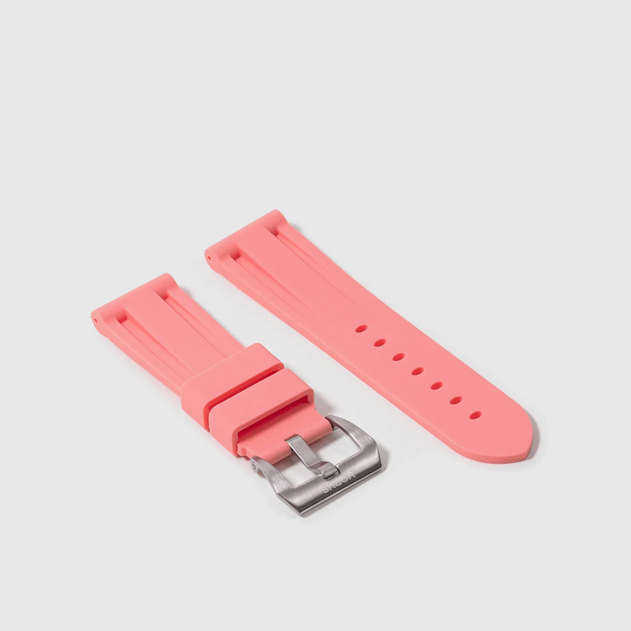 Rubber Strap for Panerai Luminor - Flamingo Pink - Image 3