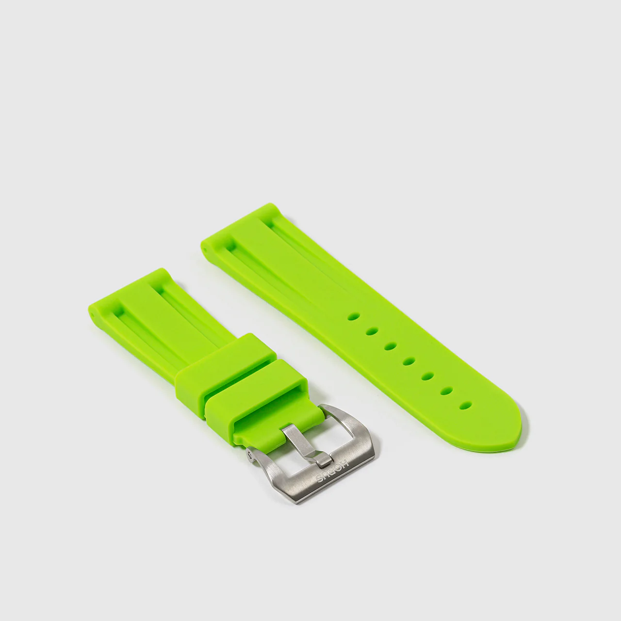 Rubber Strap for Panerai Luminor - Lime Green - Image 3