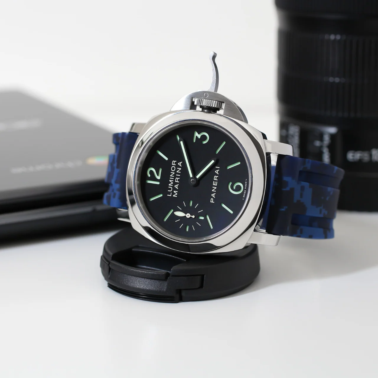Rubber Strap for Panerai Luminor - Ocean Digi Camo - Image 2