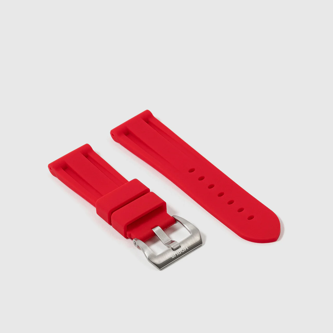 Rubber Strap for Panerai Luminor - Heat Red - Image 3