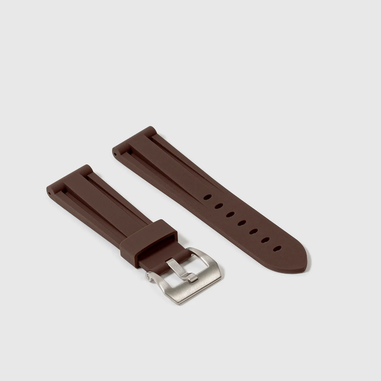 Rubber Strap for Panerai Radiomir - Espresso Brown