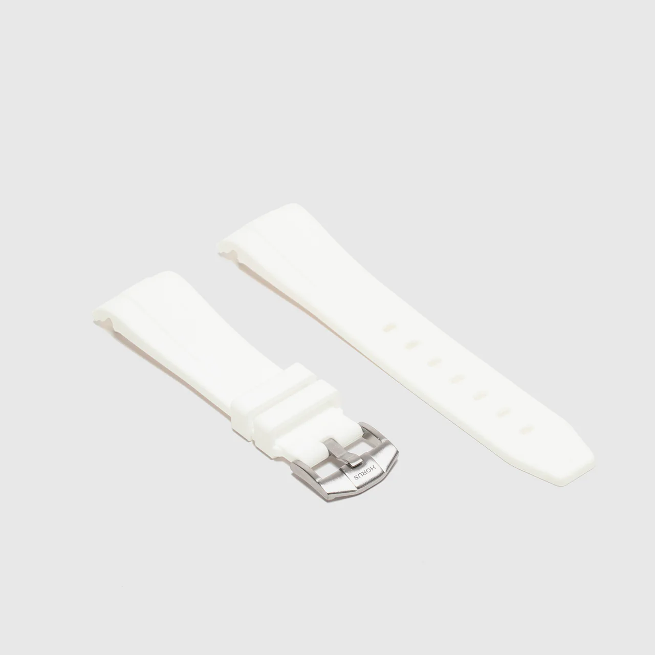 Rubber Strap for Rolex Datejust 41 - Arctic White