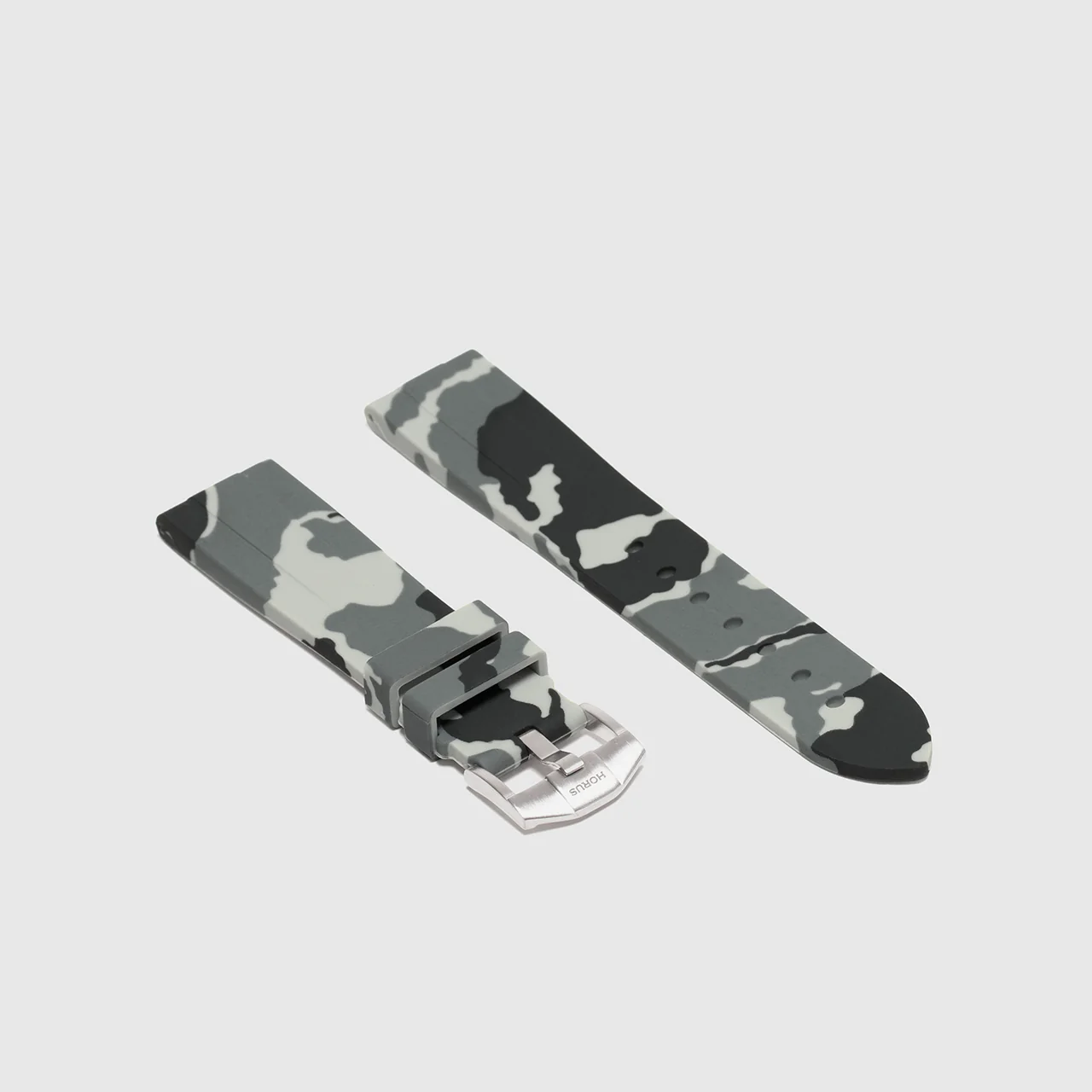 Rubber Strap for Rolex Daytona on Oysterflex® - Snow Camo