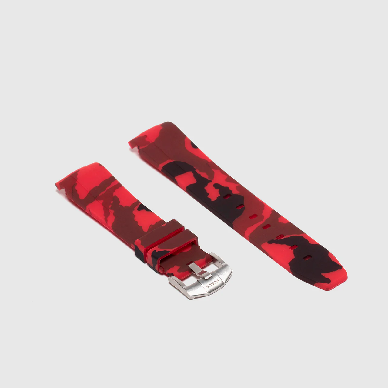 Rubber Strap for Rolex Submariner - Red Camo