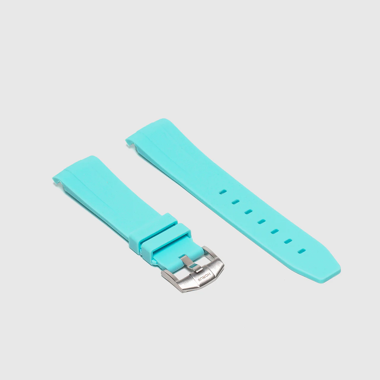 Rubber Strap for Rolex Submariner - Seafoam Blue