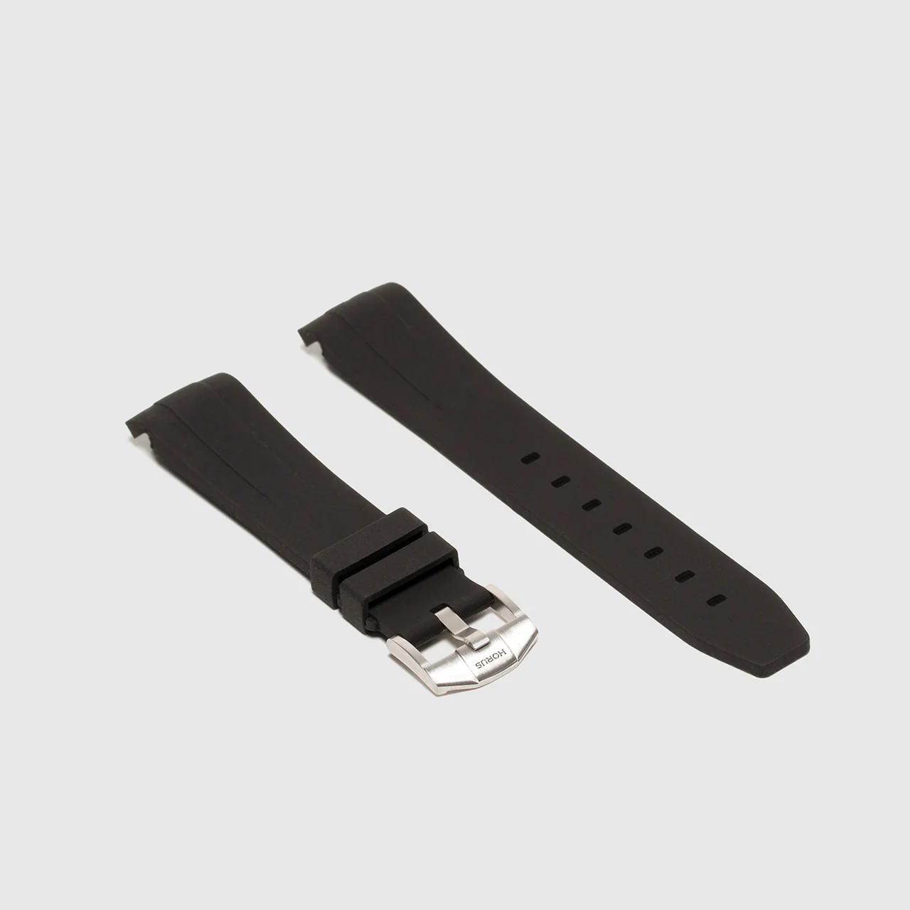 Rubber Strap for Rolex Yacht-Master II - Jet Black