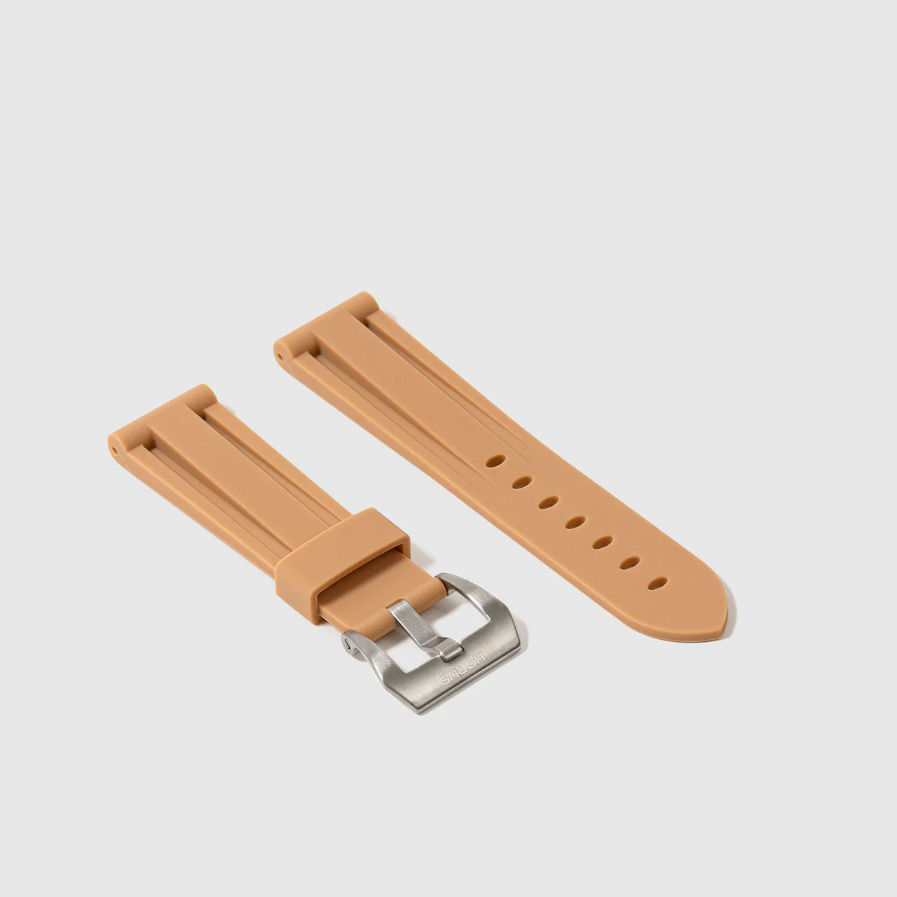 Rubber Strap for Tag Heuer Monaco - Desert Sand